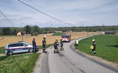 Ölbindearbeiten am 19. April